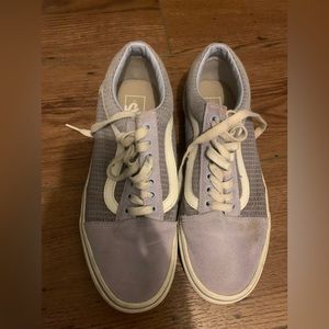 Vans blue tennis shoes